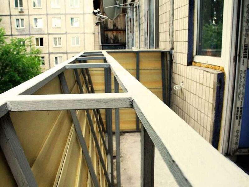 Французское остекление балкона - фото 117