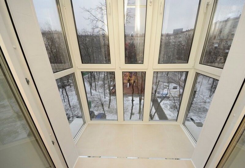 Французское остекление балкона - фото 129